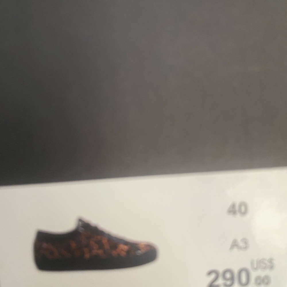 The Kooples Brown and Black Sneakers with Bold Design - Picture 4 of 5
